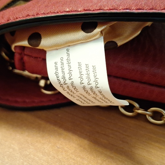 #ACU Melie Bianco red and gold purse - Picture 5 of 6